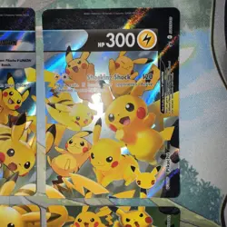 Pikachu V-Union SwSH Black Star Promo Set of 4 Pokemon TCG Promo Cards English - Image 3
