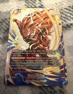 Bandai Dragon Ball Super Card Game Son Goku FS11-07 SR Foil Holo Battle EN - Image 1
