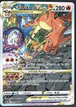 The Pokemon Company Charizard VSTAR SWSH262 Promo Holo 280 HP Vstar Pokemon Card - Image 1