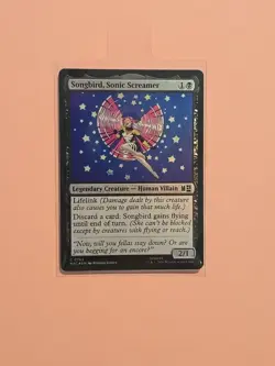 Songbird, Sonic Screamer - Foil C MTG Commander: Marvel Super Heroes M/NM, 0762 - Image 1