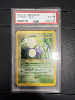 Pokemon TCG Jumpluff Neo Genesis Holo PSA 6 - Image 1