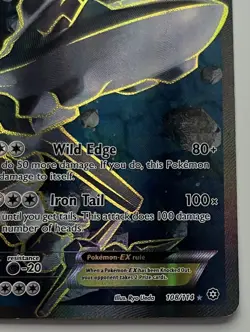 Pokemon TCG Steelix EX 108/114 XY Steam Siege Ultra Rare Full Art Holo ENG - Image 5