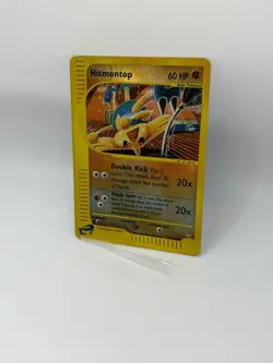 Pokemon TCG Aquapolis 82/147 HITMONTOP E-Reader REVERSE FOIL Card 2002 Game - Image 2
