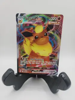 Pokemon TCG Flareon Vmax SWSH07: Evolving Skies 018/203 Ultra Rare - Image 1