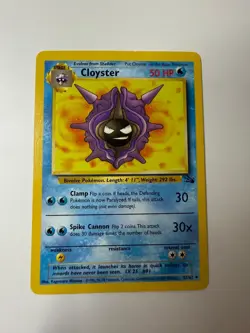 Cloyster 32/62 Uncommon Fossil Pokemon Unlimited Near Mint - Image 1
