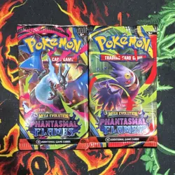 Pokemon TCG Phantasmal Flames English Booster Packs 2 Pack 10 Cards Charizard - Image 1