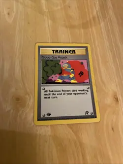 1999 VINTAGE POKEMON TCG TRAINER GOOP GAS ATTACK #78/82 1st Edition Team Rocket - Image 2