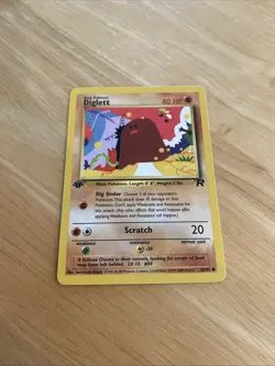 Pokemon 1st Edition Diglett 52/82 Team Rocket - Image 2