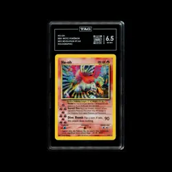 Pokemon Ho-Oh 07/64 Neo Revelation Holo Rare Unlimited 90HP TAG 6.5 (2001) - Image 1