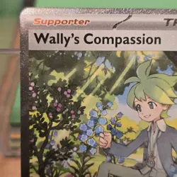 WALLY'S COMPASSION 186/132 MEGA EVOLUTION POKEMON HOLO NM/M - Image 5