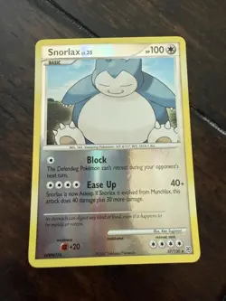 2007 Pokemon - Snorlax LV.35 - 37/130 - Reverse Holo - Diamond & Pearl - - Image 1