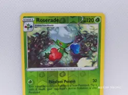 NM - Roserade 004/202 Rev Holo Pokemon Sword & Shield Pokemon SWSH01 - Image 2