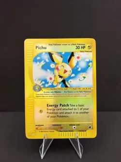 The Pokemon Company Pichu 22/165 Expedition Reverse Holo Holo Rare ENG 2002 - Image 1