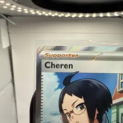 Cheren 258/217 Full Art Trainer Ultra Rare Holo Ascended Heroes Pokemon TCG - Image 2