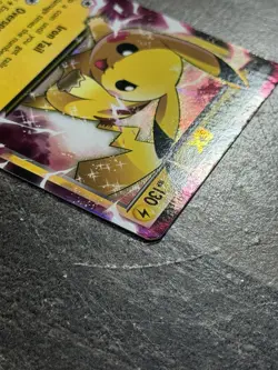 Pokemon 2015 “Pikachu EX” Full Art Holo Black Star Promo XY84 TCG (English) - Image 4
