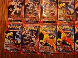 Pokemon TCG Destined Rivals Booster Packs Set of 12 Factory Sealed New English - Image 3