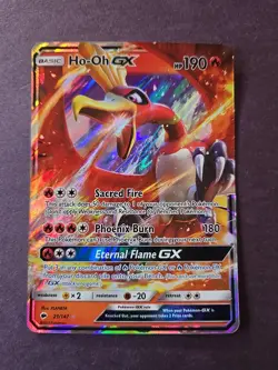 Pokemon SM - Burning Shadows 21/147 Ho-Oh GX - Image 1