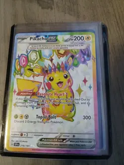 Pokemon TCG Pikachu EX ( Lot Of 2 Cads ) Both Are Nm Condition - Image 1