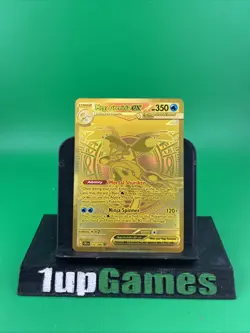 Gold Mega Greninja EX 122/086 Mega Hyper Rare - Chaos Rising NM 2026 Pokemon - Image 1