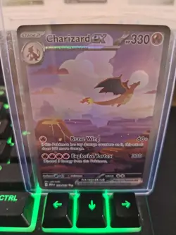 Pokemon TCG Charizard EX 199/165 Scarlet & Violet 151 English Edition - Image 1