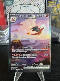 Pokemon TCG Charizard EX 199/165 Scarlet & Violet 151 English Edition NM - Image 2