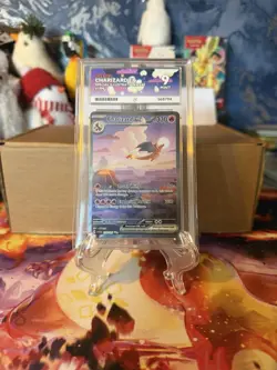 Pokemon TCG Charizard EX 199/165 Scarlet & Violet 151 English Edition Ace 9 - Image 1