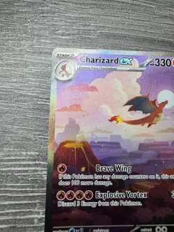 Pokemon TCG Charizard EX 199/165 Scarlet & Violet 151 English Edition NM - Image 2