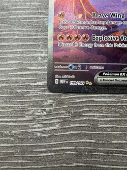Pokemon TCG Charizard EX 199/165 Scarlet & Violet 151 English Edition NM - Image 5