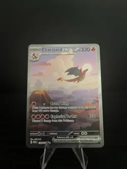 Pokemon TCG Charizard EX 199/165 Scarlet & Violet 151 English Edition - Image 1