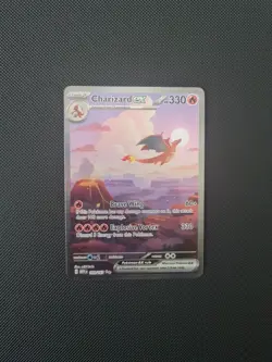 Pokemon TCG Charizard EX 199/165 Scarlet & Violet 151 English Edition - Image 1