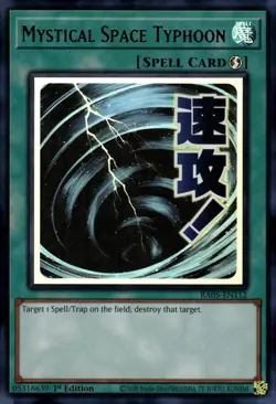 Mystical Space Typhoon Rarity Collection 5 RA05 Yu-Gi-Oh! Ultra Rare Card - Image 1