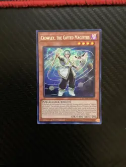 *** CROWLEY, THE GIFTED MAGISTUS *** 1ST EDITION SECRET RARE BLMM-EN041 YUGIOH! - Image 1