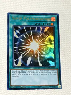 Super Polymerization DUDE-EN040 Ultra Rare Duel Devastator Yu-Gi-Oh Near Mint - Image 1