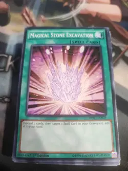 Magical Stone Excavation DPBC-EN035 Yu-Gi-Oh! Non-Holofoil Rare 1st Edition LP - Image 1