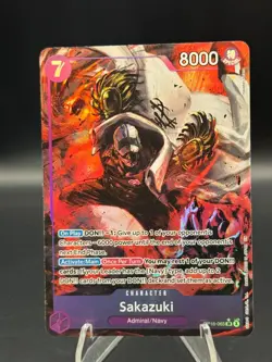 Sakazuki (Alt Art) OP16-065 SR The Time of Battle ENGLISH One Piece CCG NM - Image 1