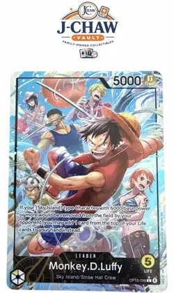 2026 One Piece Adventure on Kami's Island Monkey.D.Luffy Alternate Art #OP15-098 - Image 1