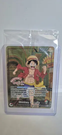 TCG One Piece Card - Monkey D. Luffy OP13-001 Promo Musee Grevin Paris Exclusive - Image 1