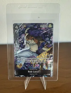 One Piece Rob Lucci EB04-048 Egghead Crisis Alt Art Foil Super Rare - Image 1