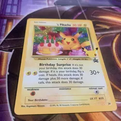 Pokemon Birthday Pikachu 24/53 Celebrations Classic Collection Holo NM/M - Image 5