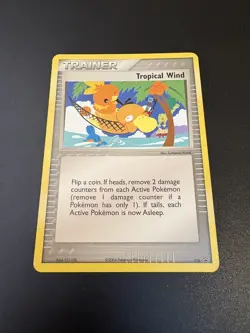 2004 Pokemon World Championships Promo Card Tropical Wind 26 Unstamped NM - Image 1