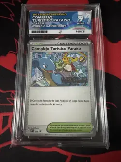 Pokemon 2023 World Championships Paradise Resort SVP 045 Promo Spanish Ace 9 - Image 1