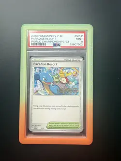 2023 POKEMON SV-P IN PARADISE RESORT WORLD CHAMPIONSHIPS '23 PSA 9 - Image 1