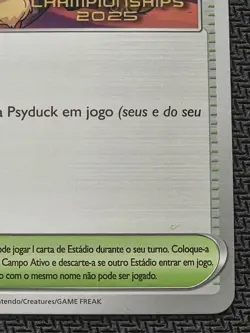 Pokemon Card Paradise Resort PORTUGUESE SVP 224 Promo World Championships 2025 - Image 4