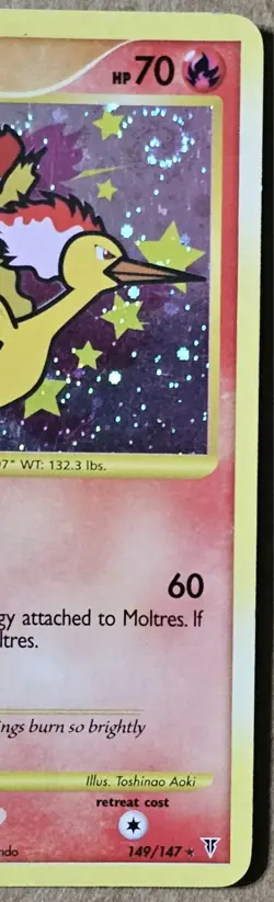 Moltres Platinum Supreme Victors HOLO Secret Rare Pokemon 149/147 Swirl - Image 3