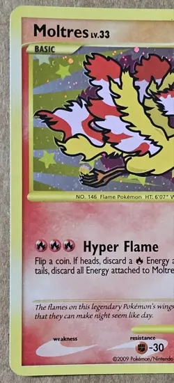 Moltres Platinum Supreme Victors HOLO Secret Rare Pokemon 149/147 Swirl - Image 4