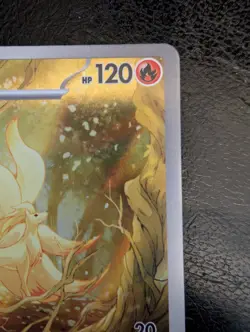 Pokemon Card Ninetales AR 110/108 SV3 Ruler of the Black Flame Japanese NM - Image 3