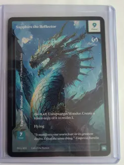 Wonders of the First: Call Of The Stones “Sapphire the Reflector” M 044/402 - Image 1