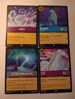 Disney Lorcana Rise Of The Floodborn (4) Frozen Common Cards - Image 1