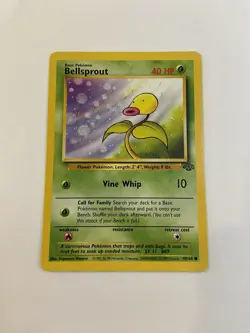 BELLSPROUT - 49/64 - Base Set - Pokemon Card - JUNGLE - Unlimited - 1999 - NM - Image 1
