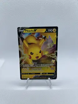 Pokemon TCG Pikachu v Ultra Rare Card Vivid Voltage - Image 1